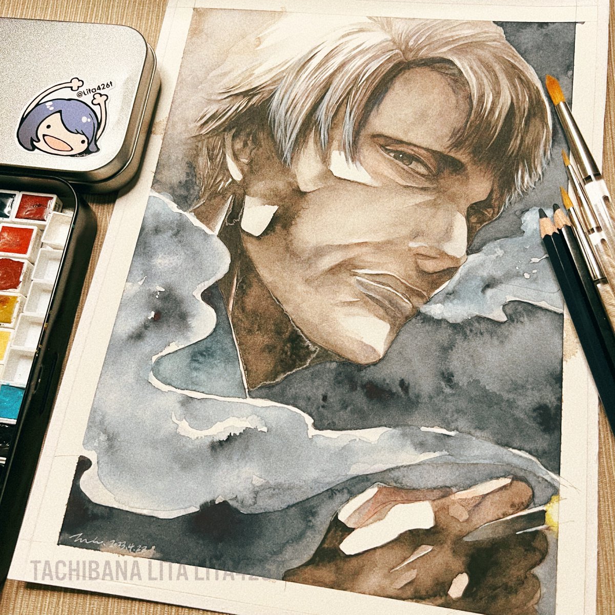 lita426t's tweet photo. Watercolor fanart! @theofficialmads #DeathStranding #DeathStrandingDirectorcut
@maruzenart #シュミンケ https://t.co/kdAU5Tj8dk