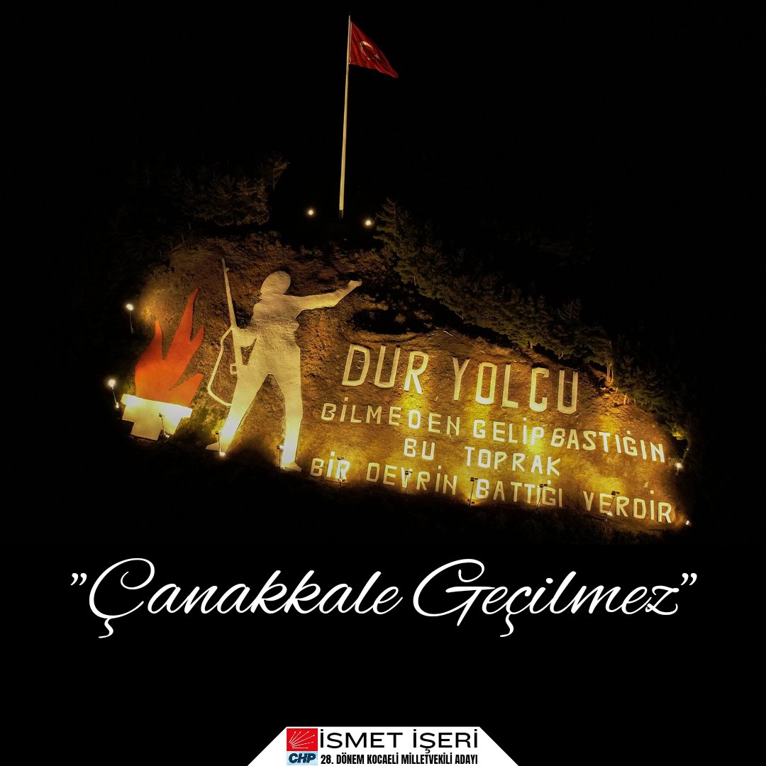 Gazi Mustafa Kemal Atatürk ve "Önce vatan" diyerek ölümü düşünmeden hafızalara kazınan tarihi yazan, bu toprakları kanlarıyla savunan tüm şehitlerimizi #ÇanakkaleKaraSavaşları nın 108. yıldönümünde bir kez daha büyük saygı, rahmet ve minnetle anıyorum. 🇹🇷
#ÇanakkaleGeçilmez