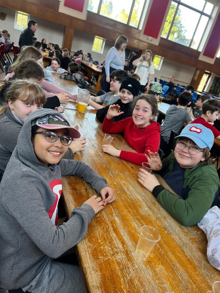 SJPHeadteacher's tweet photo. After a good breakfast, Year 7 are ready for their morning activities. #Edsential https://t.co/VedVZT7dac