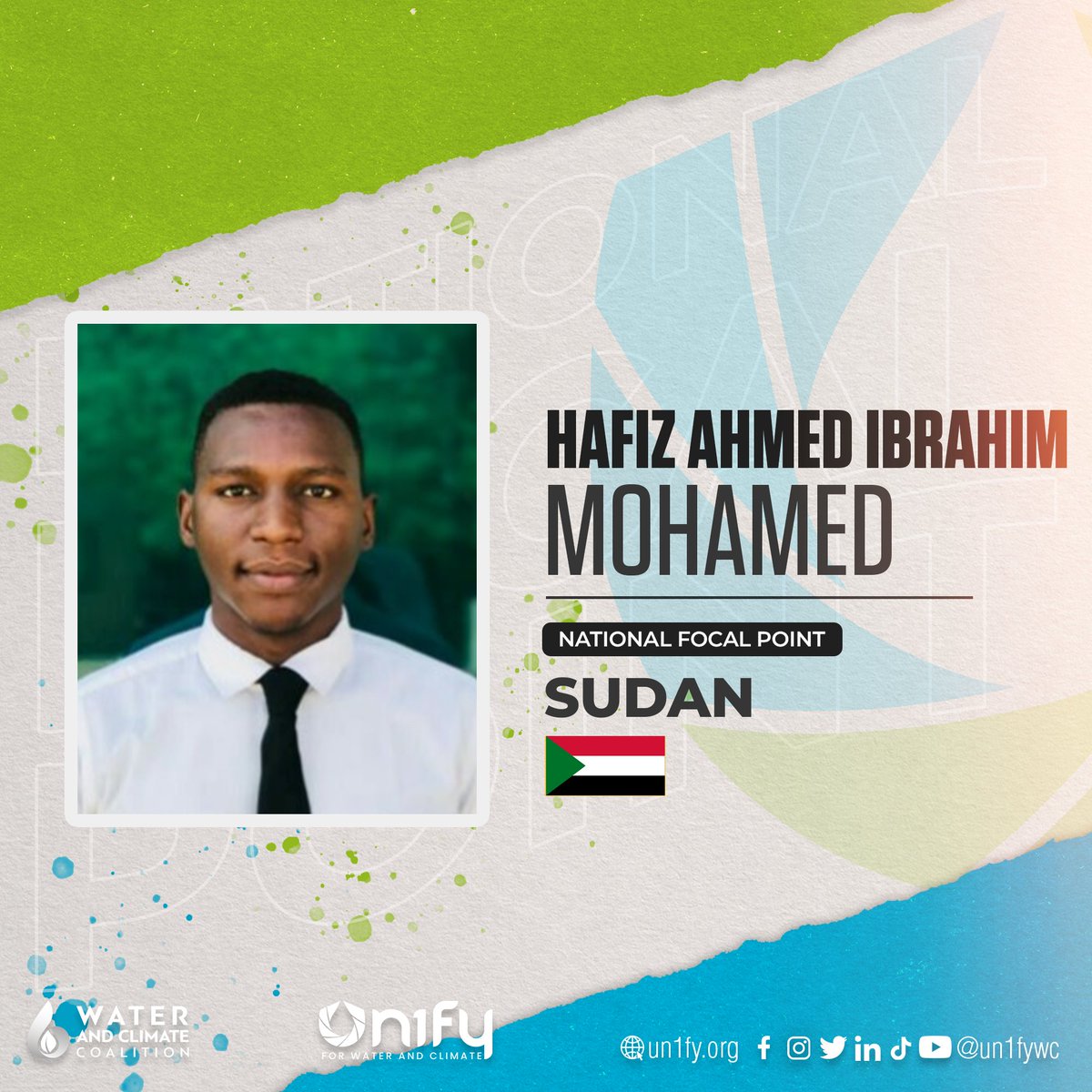 un1fywc's tweet image. Introducing our National Focal Points for Sudan, Hafiz Ahmed Ibrahim Mohamed &amp;amp; Shima Altib Abdallah Abdalmged.

Are you from Sudan and willing to advocate for water and climate? You can reach them via email at sudan@un1fy.org

#un2023waterconference #WaterAction  #un1fy #un1fywc