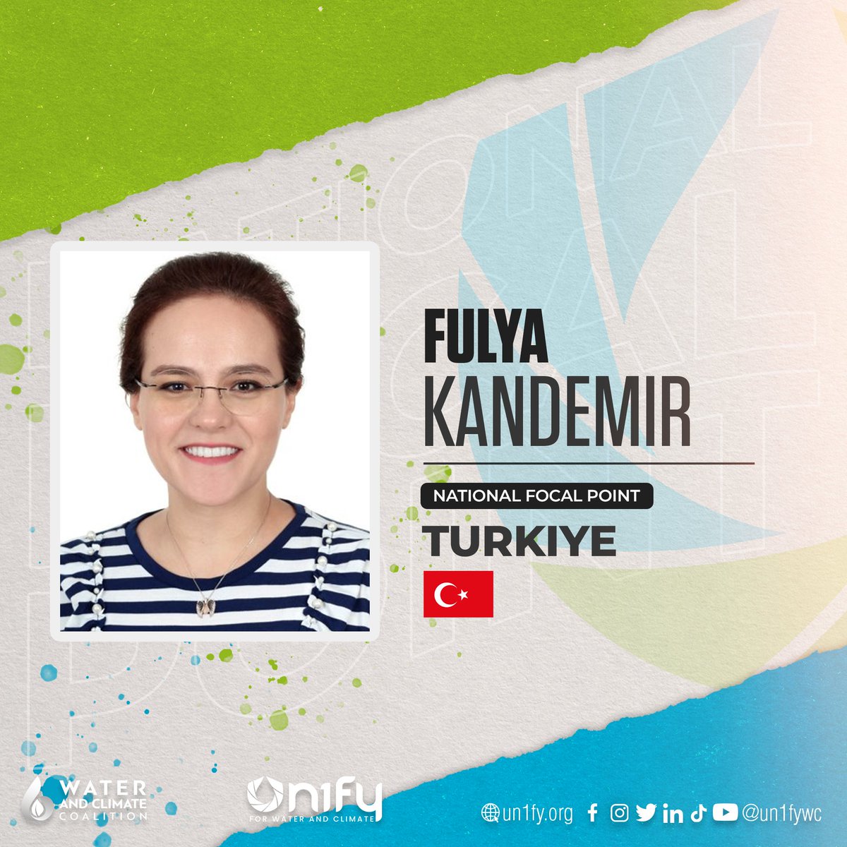 Introducing our National Focal Points for Türkiye, Elif Sarah Hearn and Fulya Kandemir. Are you from Türkiye and willing to advocate for water and climate? You can reach them via email at turkiye@un1fy.org #un2023waterconference #waterandclimate #WaterAction #un1fy #un1fywc