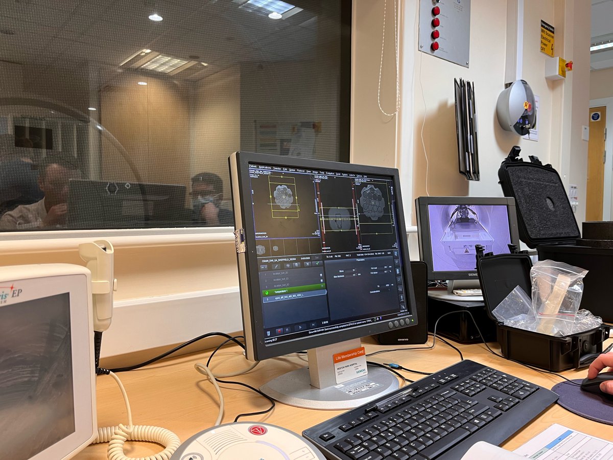 SouthamptonCTU's tweet photo. Test runs of a specialist imaging technique have been taking place at hospitals running the CRAIN #CervicalCancer trial.
This ensures standardisation of a #research imaging sequence in the biomarker arm of the trial, giving us extra information about how the treatment works. https://t.co/7GHs6U1Ipg