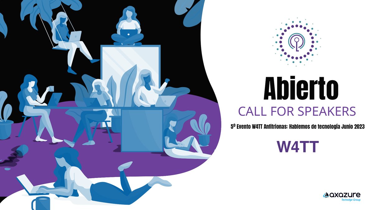 🚨Abierto el #CallForSpeakers de <a href="/women4tt/">Women4tt</a>  se buscan charlas de:

#Motivación ❤️ Datos Economía 📉 #PowerPlatform ⚡ #PowerBI 👊🏻 #Desarrollo 👩🏻‍💻 #Ciberseguridad 🔒 ¿Quieres participar?

#eventos #comunidad #Microsoft #W4TT #technicalWomen

sessionize.com/5o-evento-w4tt…