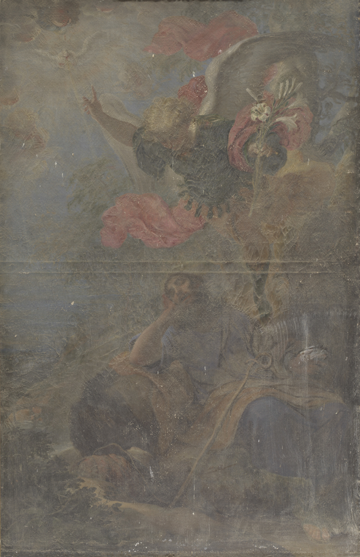 museodelprado's tweet photo. Gracias a la exposición "Herrera el mozo y el Barroco total" se han restaurado un gran número de obras de gran importancia, recuperando lienzos como "El sueño de san José", de la iglesia de San Sebastián de Aldeavieja (Ávila) https://t.co/CjRA4hVP0f https://t.co/zsk5ithQCI