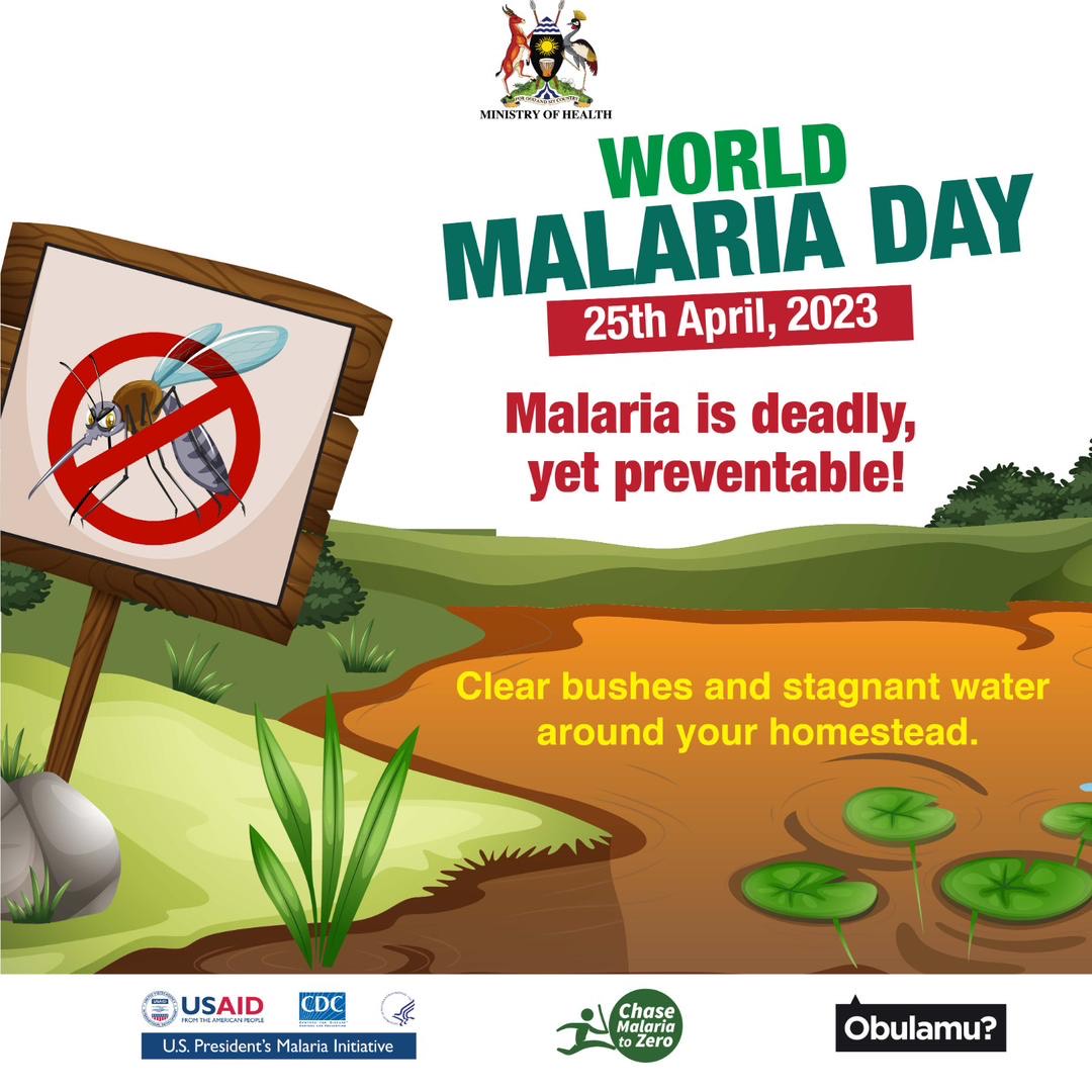 TMCGLtd's tweet photo. Malaria doesn't have to be deadly. Prevention is key. Let's work together to end #malaria to zero.

For more information, call our toll-free line on 0800-211-046 or SMS ‘MAL’  to 8080. It's FREE.
#WorldMalariaDay
#ZeroMalariaStartsWithYou
@ObulamuUganda https://t.co/atEKuo7K2M