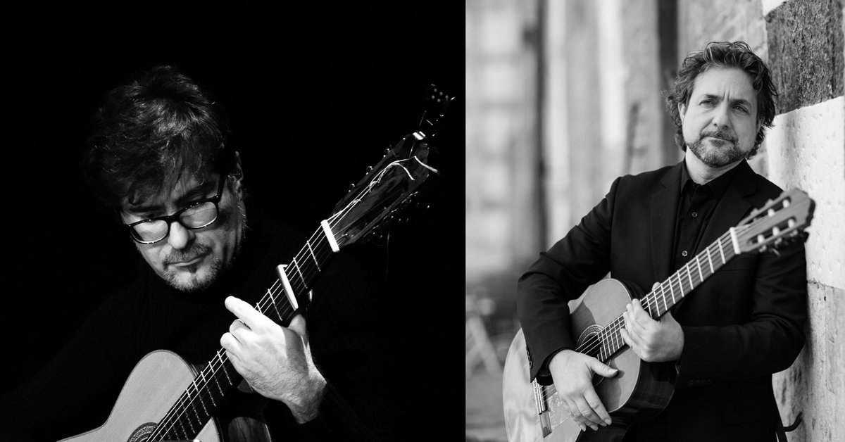 EventsAtStJohns's tweet photo. Today's lunchtime concert features two Italian guitarists, Maurizio Baudino and Dario Vannini. It's the first time we've had a guitar duo performing at one of our classical concerts. As ever the pop-up café opens at twelve and the concert starts at 1pm.

https://t.co/hxfR6qa6Dt https://t.co/w5BcTMY6mD
