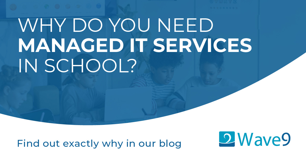 Wave9Ltd's tweet image. Why do you need managed IT services in schools?
We unpack the essentials of IT in education in our latest blog: 
➡️ loom.ly/wnP33_Q 
#wave9 #education #internetintegration