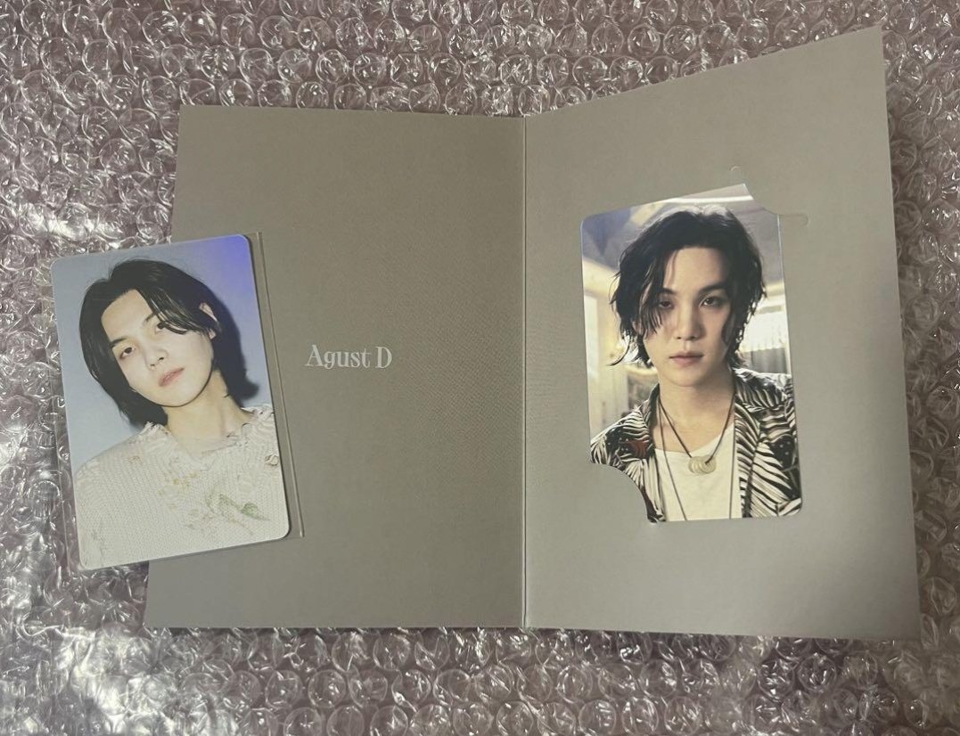 Agust D D-DAY jpfc pob holo pc set
₱3890

PAYO or DP 50% rem bal May 15
ETA: 1st week of June

DM to order 💜

wts lfb ph bts yoongi suga japan fanclub hologram official photocard
pls help rt <a href="/btsmerch_ph/">BTS PH WTS WTT RTs | check 📌 before tagging</a>