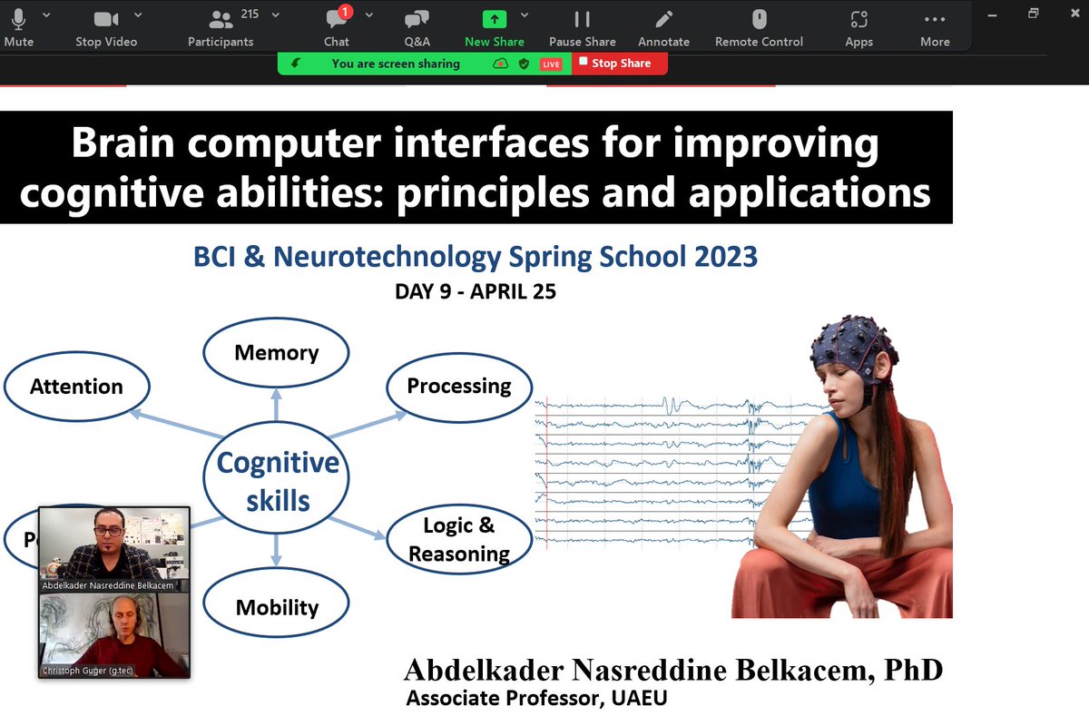 belkacem011's tweet photo. I thoroughly enjoyed presenting at the BCI &amp; Neurotechnology Spring School of 2023.

If you are interested you can join here: https://t.co/kI2lDmHMYq https://t.co/ZZ7MbWmpk9
