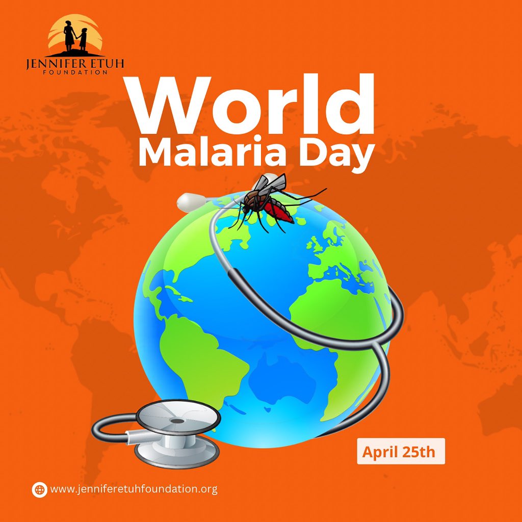 World Malaria Day! 🦟🚫
Time to deliver zero malaria: invest, innovate, implement.

#jenniferetuhfoundation #malariaday #worldmalariaday2023 #endmalaria #endmalariainnigeria #endmalariaforgood