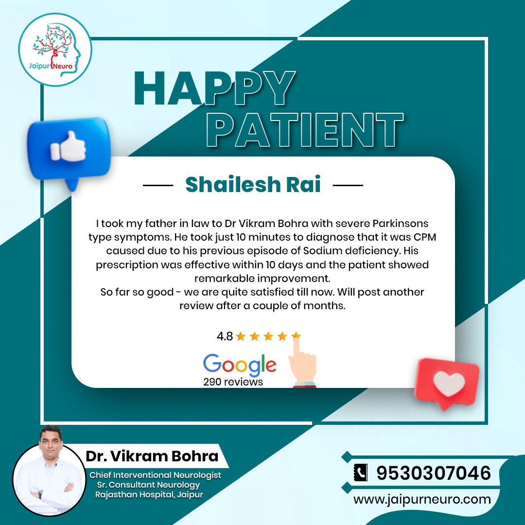 Jaipur_Neuro's tweet photo. Happy Patients!!

We love hearing about your experience with us! 🤩

For Consultation on neuro related problems
Contact: 9530307046
-Dr. Vikram Bohra
Sr. Consultant Neurology and
Chief Interventional Neurologist

#jaipurneuro #drvikrambohra #rajasthanhospital #jaipur #thankyou https://t.co/EeROHk4MA8