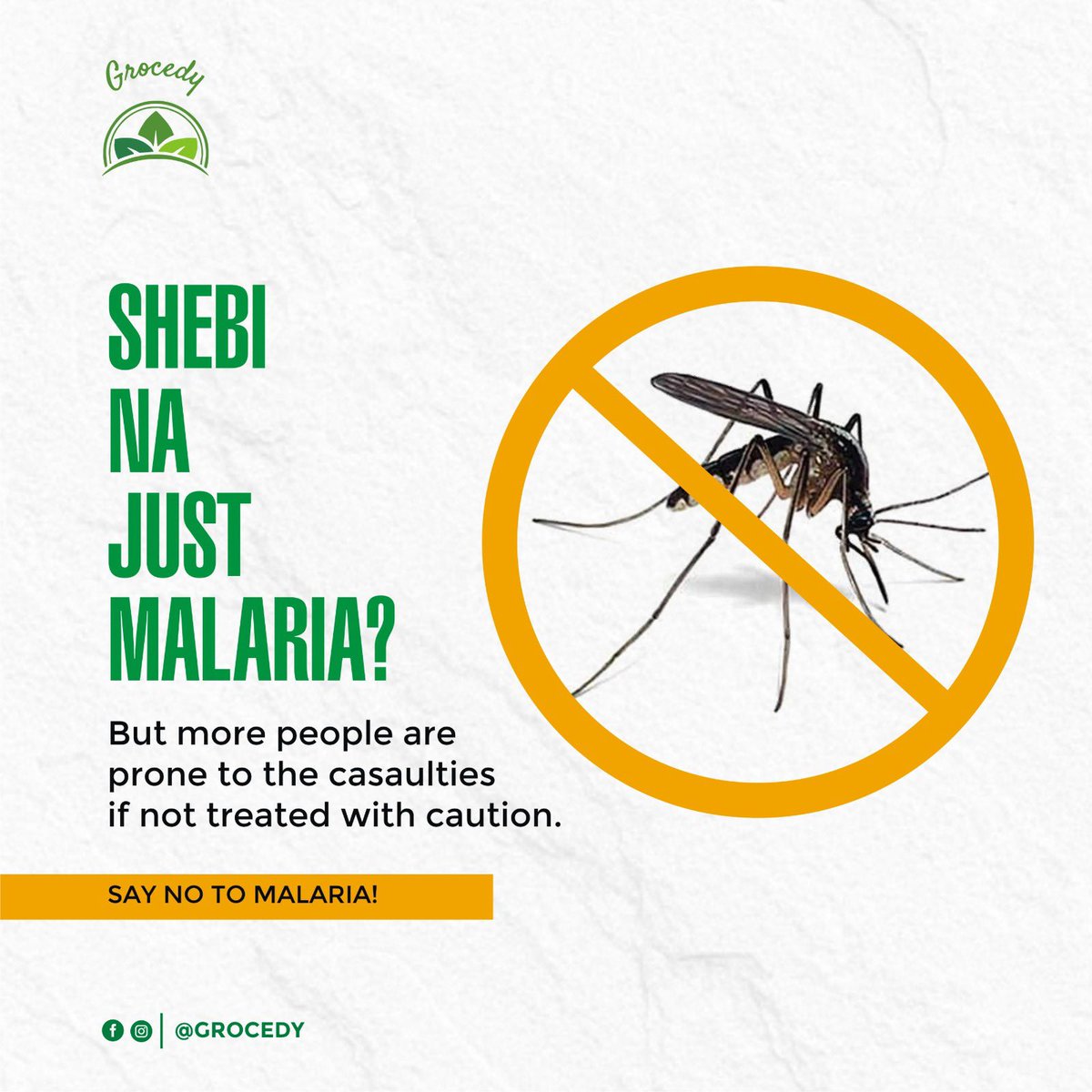 grocedy's tweet photo. Let's use this #WorldMalariaDay to raise awareness, educate others, and take action to fight against this deadly disease.

By working together, we can make sure that every child has a chance to grow up healthy and malaria-free.
#GrocedyCares #Foodies #Explore #Grocedy https://t.co/Srq7PKoZkX