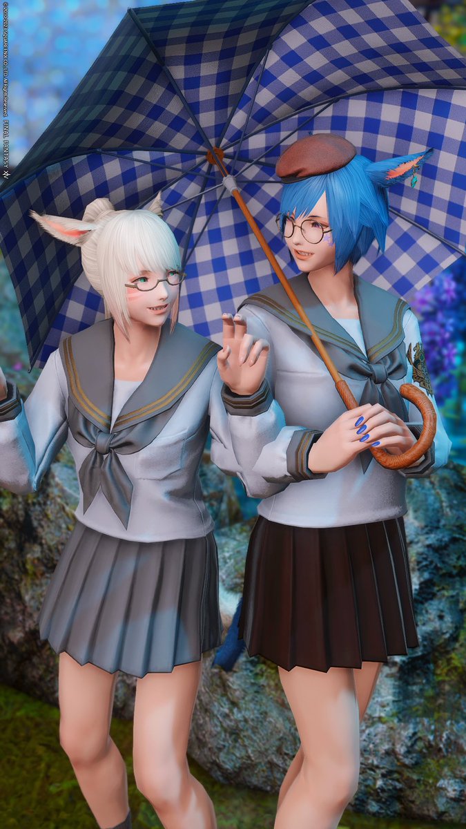 Saber_Yoshi's tweet photo. 雨の日でもキミとなら楽しいね✨️

今日もお疲れ様でした☔️

#おつミコ #ミコッテ #XIV_PICTCLIP https://t.co/5LPAYwQXGC