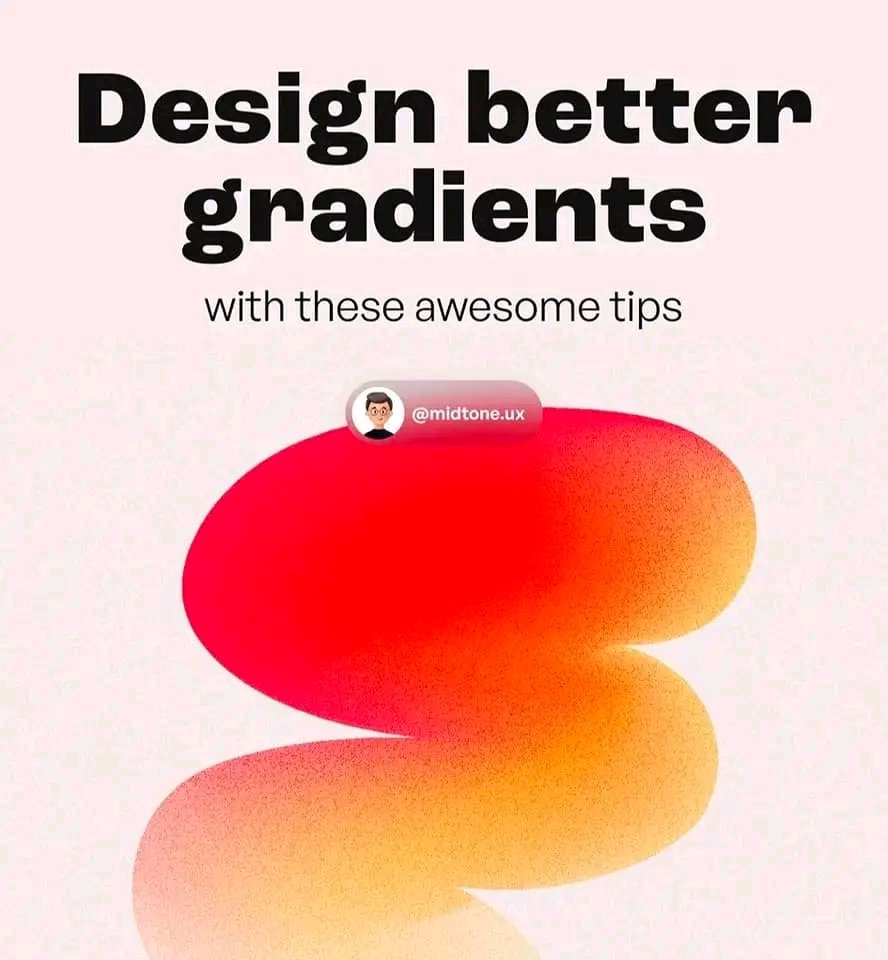 GeorgeChikezie3's tweet photo. DESIGN BETTER
GRADIENTS
WITH THESE AWESOME TIPS

#uidesign #uiux #Designers #designtwitter #designsystem #designinspiration #UIUXDesigner #ui #ux

For Designers https://t.co/PxKNIPRzhN