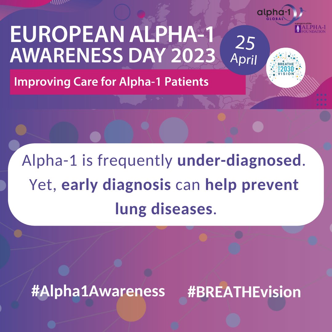 📅Today is #Alpha1Awareness Day! 🫁

As part of the #BreatheVision, let’s come together to spread the word about this rare genetic condition and how it affects people.