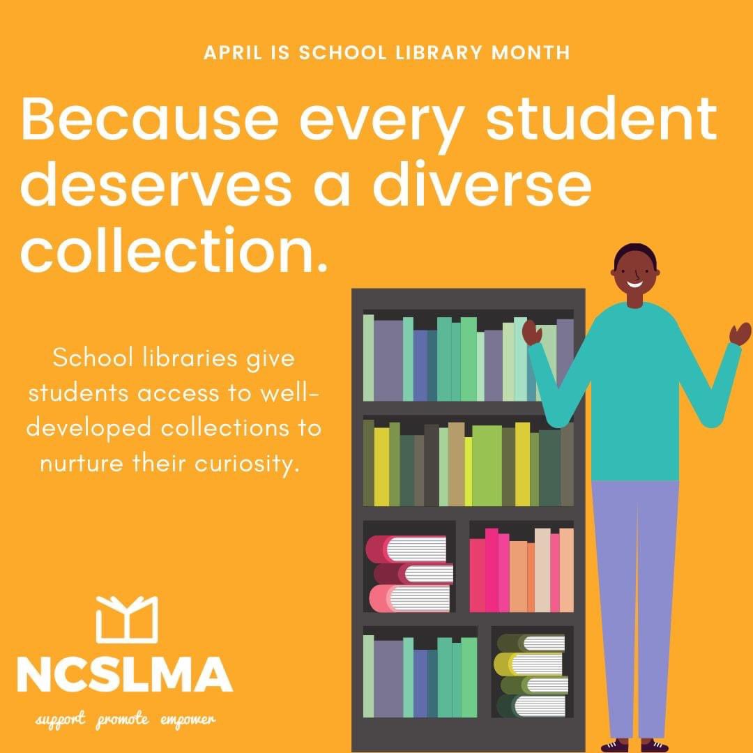 Tuesday of National Library Week, we celebrate our ability to allow all students to have a collection that provides both mirrors and windows. As Rudine Sims Bishop says…(1/2)
