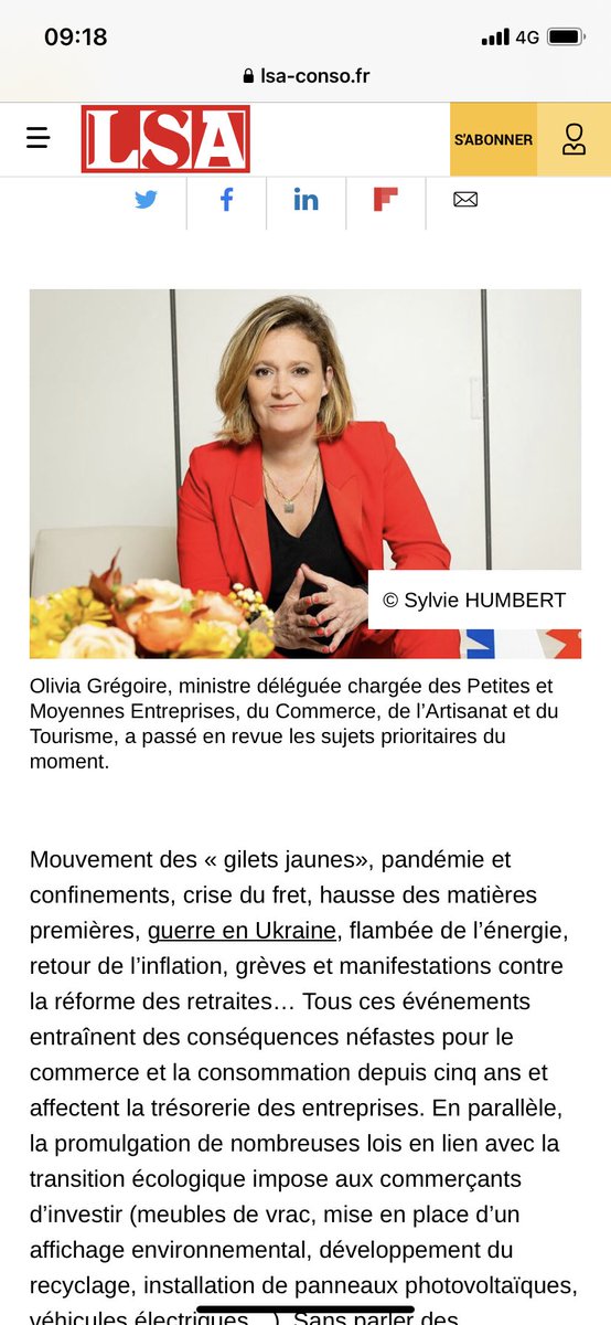 Lancement officiel du #CNC ce jour à Bercy avec <a href="/oliviagregoire/">Olivia Gregoire</a> : «le Commerce est 1 lien essentiel entre les citoyens et entre les territoires.C un pilier de la vie sociale du pays » <a href="/UNIONs_c/">UNION des ENTREPRISES Sport & Cycle</a> présente pour porter la voix de la filière SPORT &amp; LOISIRS. invité = <a href="/ChristopheBechu/">Christophe Béchu</a>