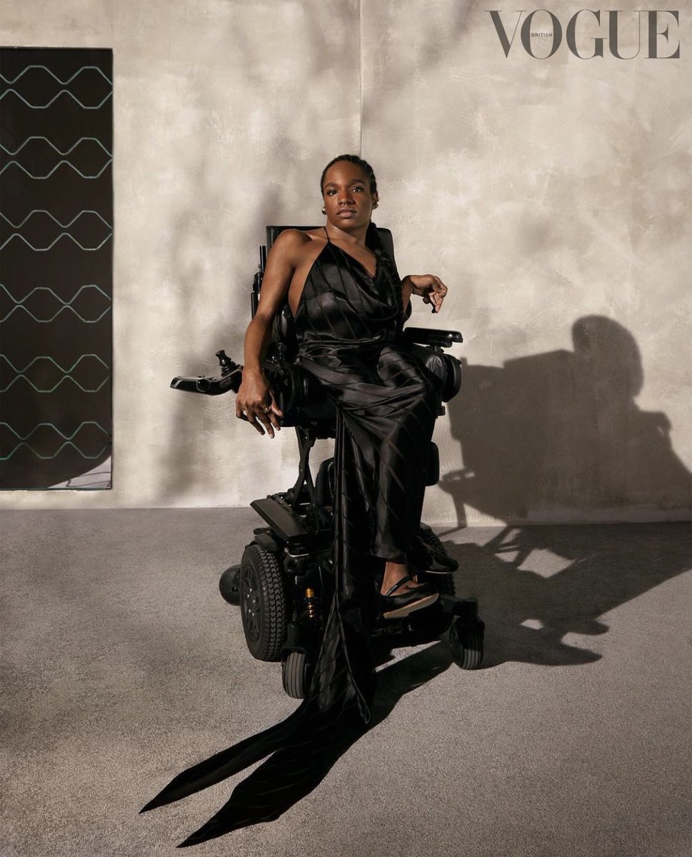 DrFrancesRyan's tweet photo. May’s very special issue of @BritishVogue is on newsstands from today. 

To see disabled women in the pages of Vogue will be genuinely moving for a lot of readers. Huge congrats to @TheSineadBurke for all her work. https://t.co/WWJrWKEPrd