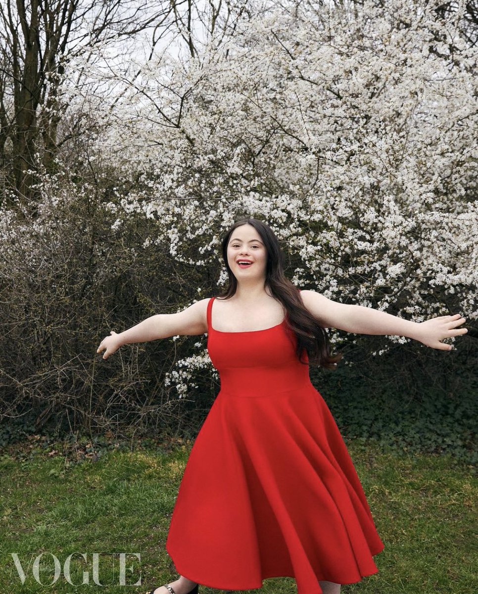 DrFrancesRyan's tweet photo. May’s very special issue of @BritishVogue is on newsstands from today. 

To see disabled women in the pages of Vogue will be genuinely moving for a lot of readers. Huge congrats to @TheSineadBurke for all her work. https://t.co/WWJrWKEPrd