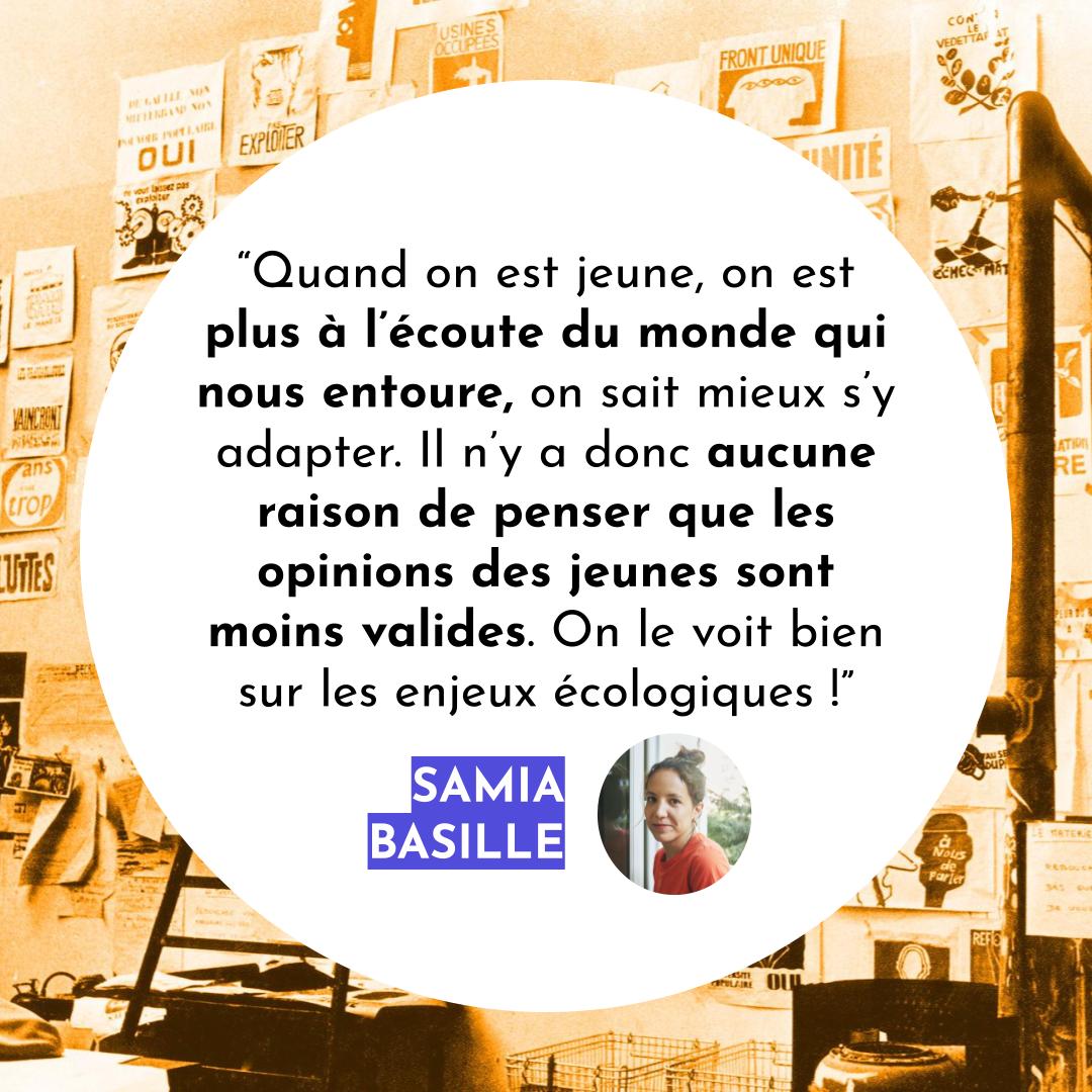 'Sois jeune et tais-toi', ça vous inspire quoi ? La réponse de @SamiaMiskina, autrice de podcasts. 👇 📺 Masterclass à voir sur unefoisunevoix.com/les-ateliers