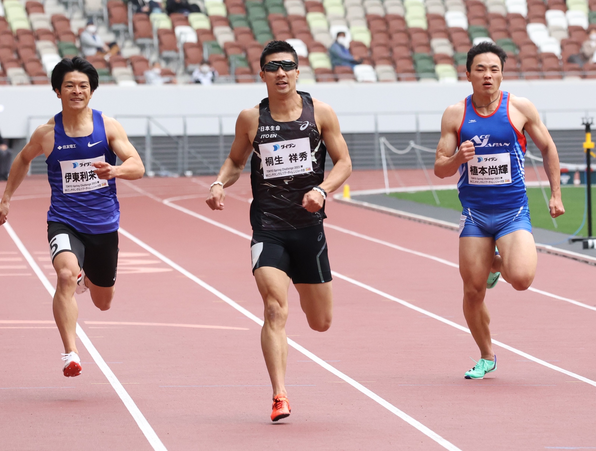 東京陸上競技協会 on Twitter "TOKYO Spring Challenge 2023 MEN Grand Prix 200m🥇優勝🥇 桐生祥秀選手 日本生命 20秒88 ⏬決勝
