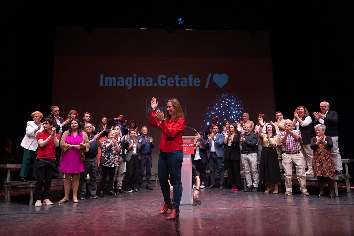 #Getafe El PSOE de Getafe presenta su candidatura a revalidar la Alcaldía bit.ly/3HbQ7dW