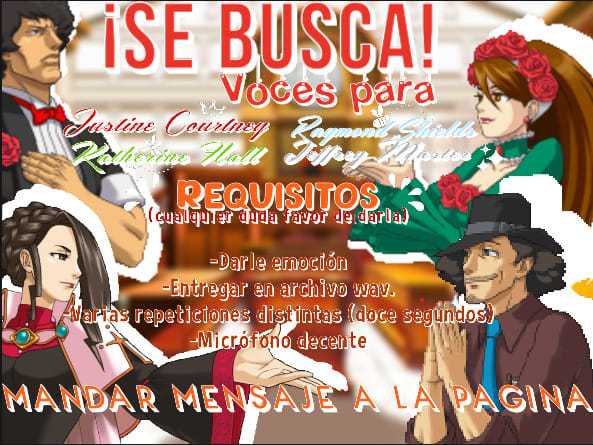 AASpTranslation's tweet photo. Se buscan voces para Jeffrey Master, Katherine Hall, Justine Courtney y Raymond Shields
¡ES TU OPORTUNIDAD 🫵! https://t.co/XkHdT7uCxU