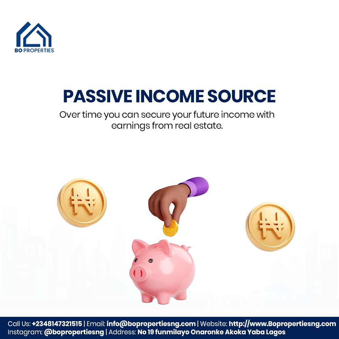 Bopropertiesng's tweet photo. When people hear about real estate investments, the first question that comes to mind is WHY SHOULD I INVEST IN REAL ESTATE ?
Income opportunities in real estate are endless.
#Realestate #boproperties https://t.co/CYnVPCbtoE