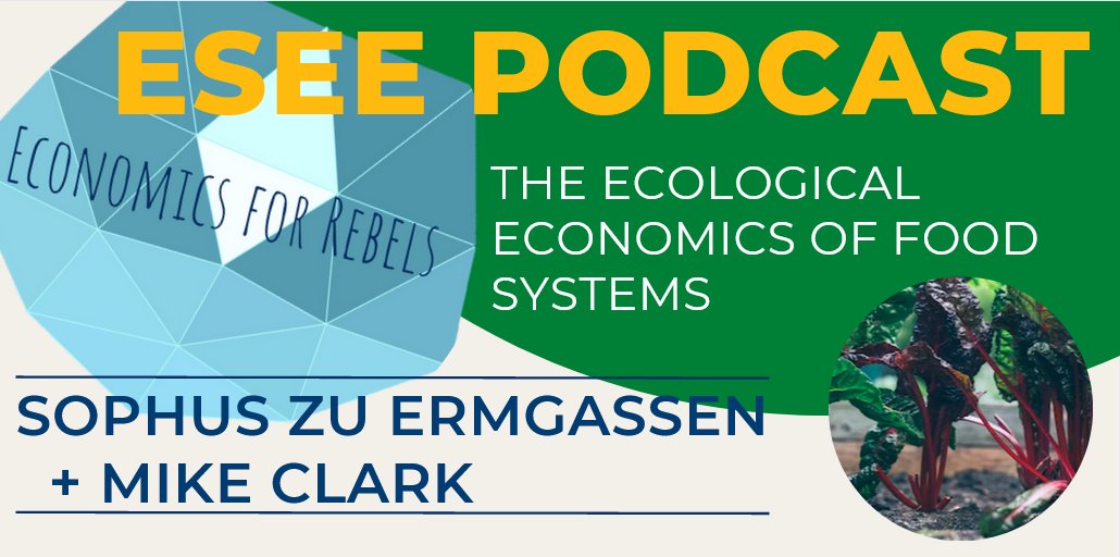 In this week’s Economics for Rebels join @sophusticated & @ICCS_updates @oxmartinschool ’s Dr Mike Clark for a crash course through the ecological economics of the global food system open.spotify.com/episode/1CqM90… /1