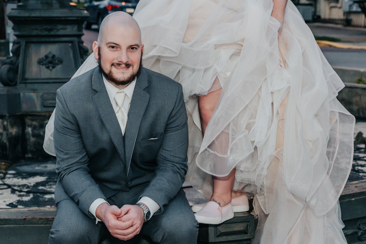 rkat27's tweet photo. And a lifetime to go 💜 
Happy 3rd Anniversary of our crazy pandemic wedding, @dylanhine! https://t.co/bezntnmfh0
