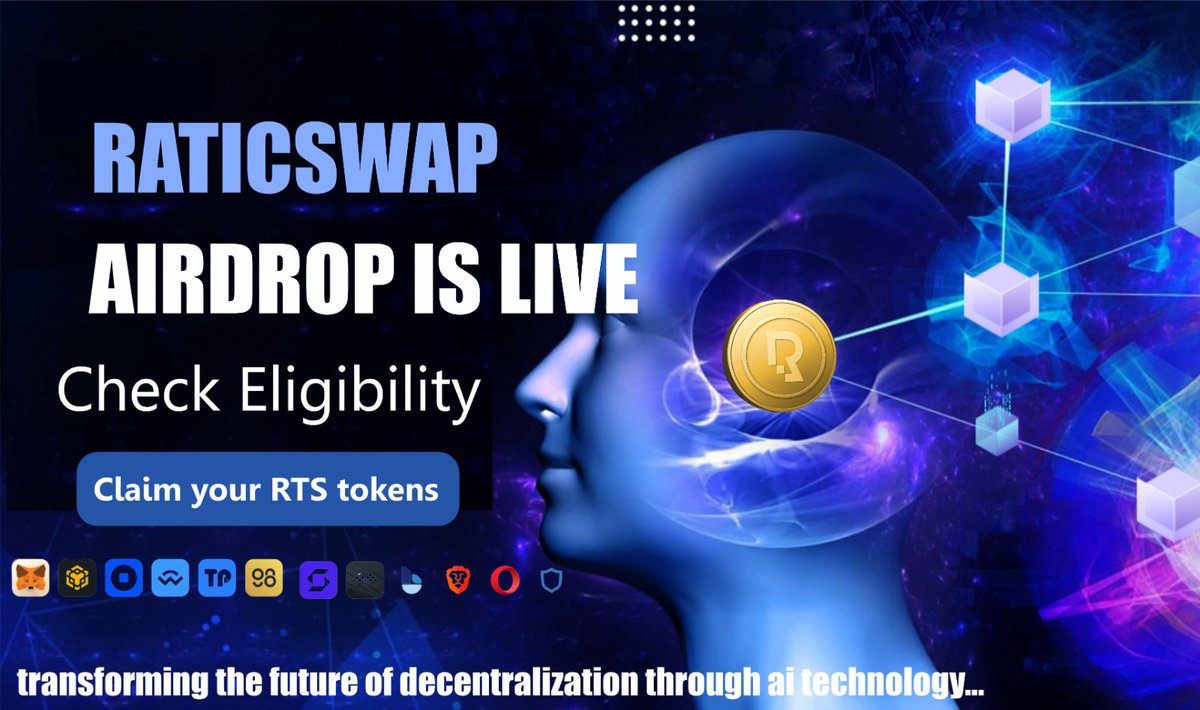 AirdropAuditors's tweet photo. 🎁 Airdrop RaticSwap
🌥 Reward: 400 $RTS
🌟 Rating: ⭐️⭐️⭐️⭐️⭐️
🏆 Winners: Trustwallet &amp; Metamask users who have interacted with any layer2 Chain or Coredao network in the pass 10 months.

📘Airdrop Page - https://t.co/O9K26glWv6

#Airdrop #Giveaway #Raticswap #AirdropAuditors https://t.co/1t6vXXf0r8