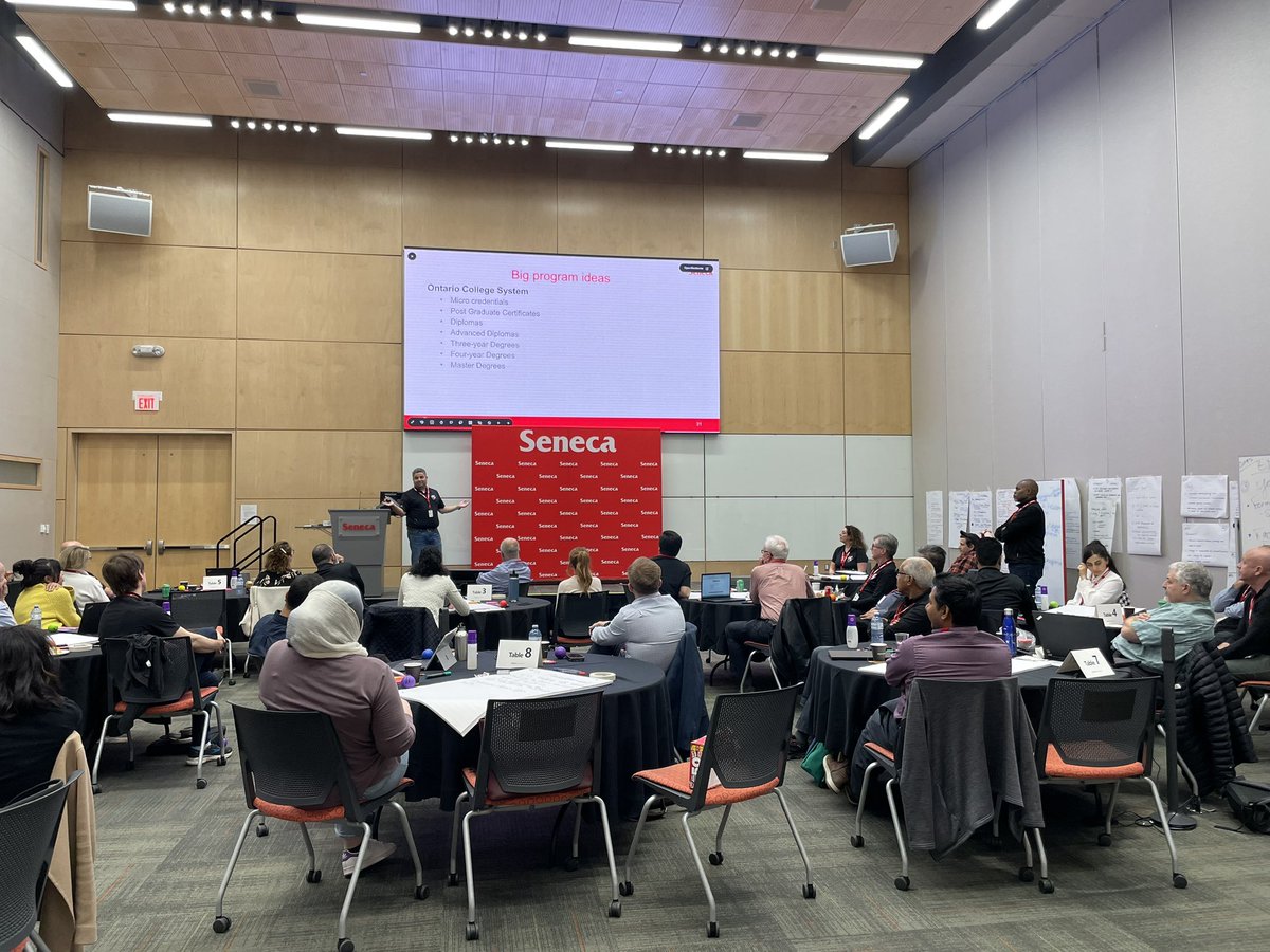 senecasecet's tweet photo. Next 5 ✨ 
An amazing event and a wonderful turnout! Awesome things are on the way for SECET! 
#seneccollege #senecaproud #challengeaccepted https://t.co/0nYOBtqkPB