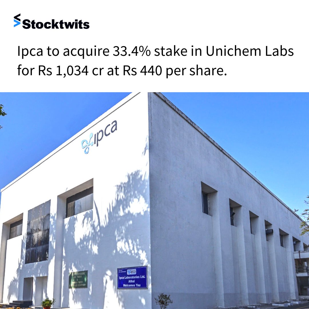 Stocktwits India 🇮🇳 on Twitter: "#IpcaLabs down 8% right now 📉👀"
