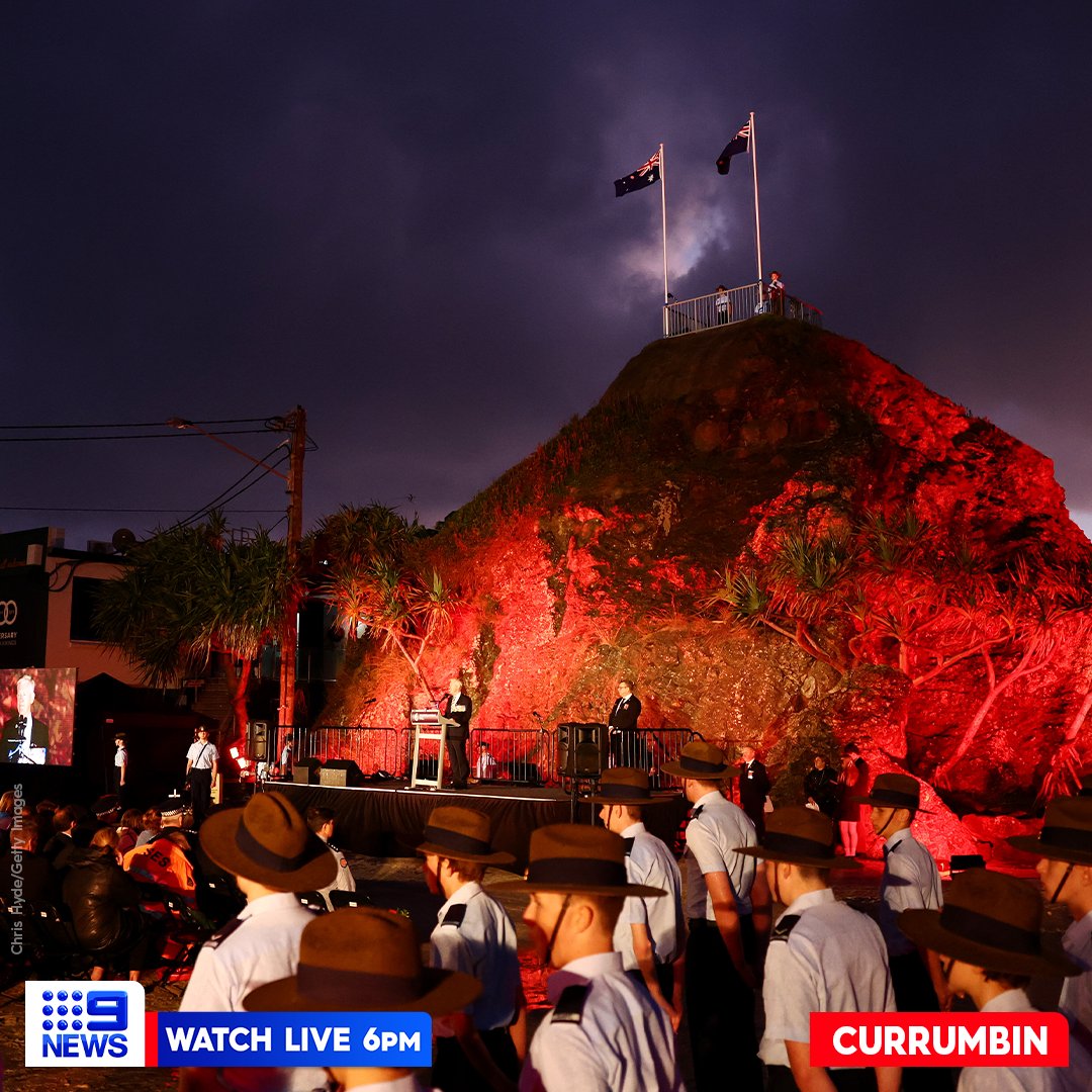 9NewsQueensland's tweet photo. Thousands of Queenslanders, young and old, flocked to dawn services and marches across the state this morning to pay their respects to the Anzacs.

MORE: https://t.co/7WhHsZ1Lu4

#9News https://t.co/6pZ4keBiFa