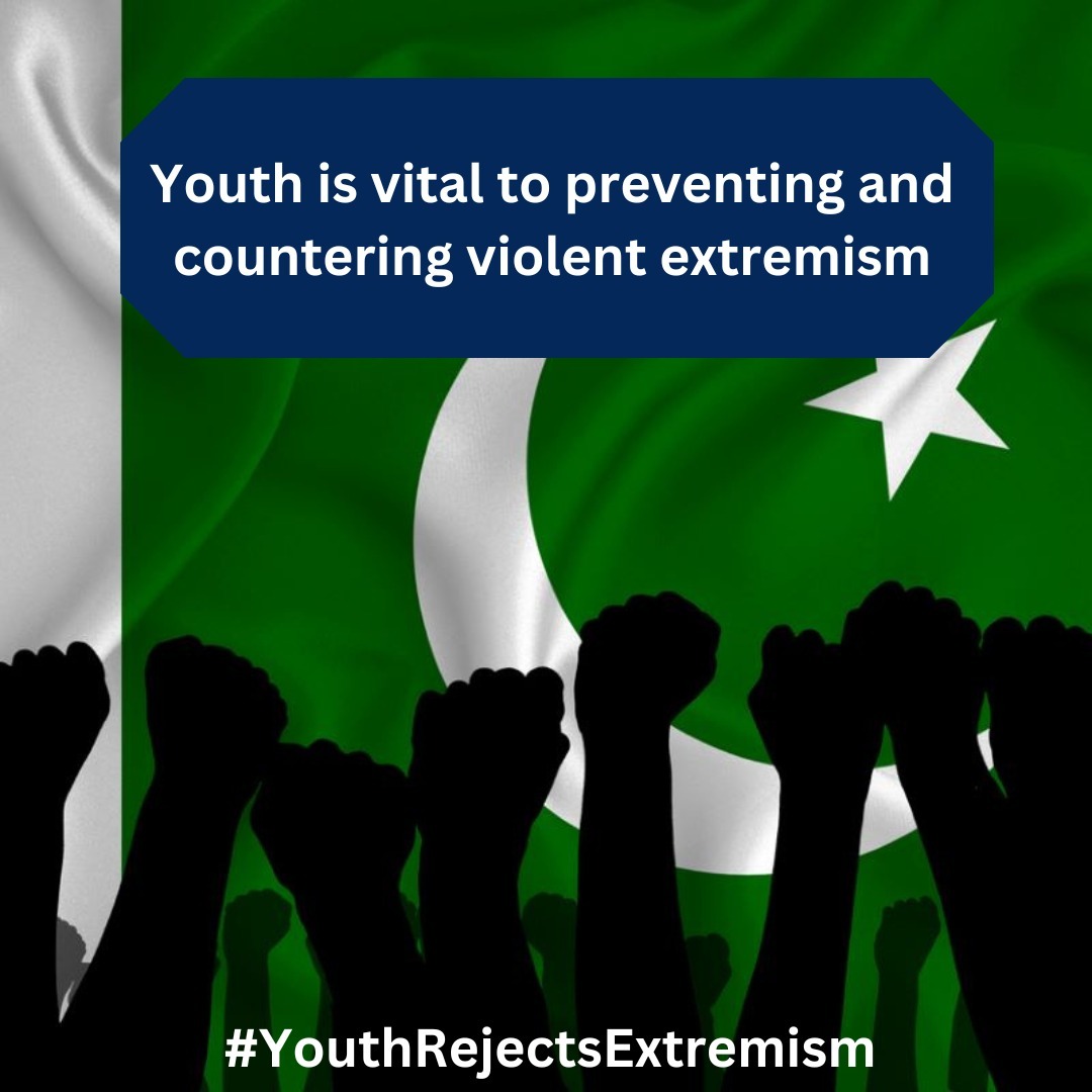 MuhammadKhan656's tweet photo. Youth radicalization in Pakistan can be understood as the product of an exclusively Islamic identity, meaning a majority of youth identify primarily through their religion over nationality, combined with a broader reactive movement comprised of militant.
#YouthRejectsExtremism https://t.co/CbH7pyOdzl