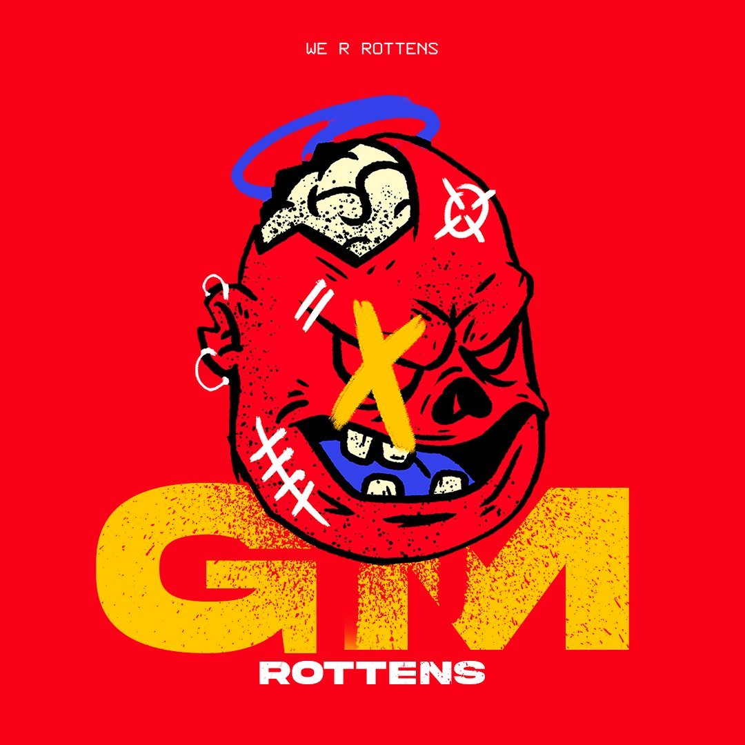 rotten_ville's tweet photo. Stop falling on shitcoins, keep your mind on NFTs, and of course in those Collections that are building for the community - Also Gm Anon! #RottenVille https://t.co/xAwd7H4ddq