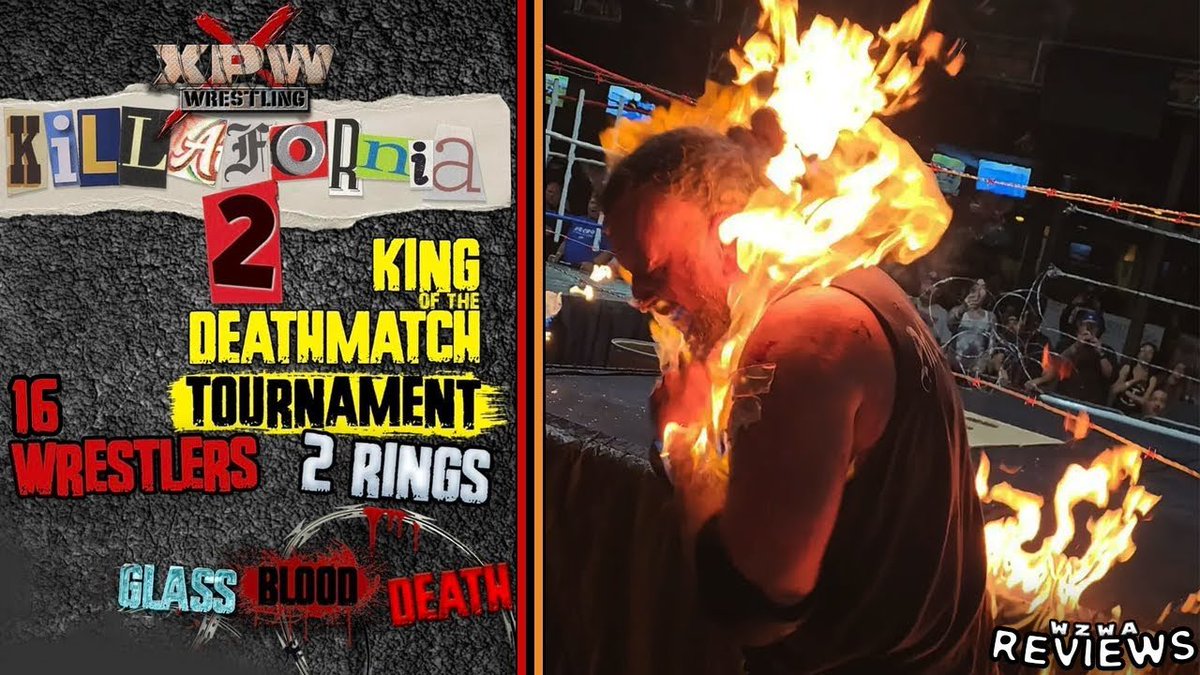Host @KarliforniaWZWA breaks down and discusses the #XPW #KingoftheDeathmatch Tournament from April 22nd, 2023 from the Derby Room in Pomona, Calfiornia.

Check it out here! 👇
youtube.com/watch?v=EUN42O…

#Killafornia #Killafornia2 #prowrestling
