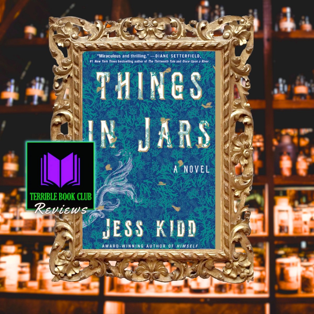 TerribleBooKlub's tweet photo. Donnie wrote to us to request Things in Jars because neither he, his wife, nor anyone in their neighborhood book club was able to finish or appreciate #thingsinjars by #jesskid. We were happy to take the case this week and ended up having a lot to discuss! https://t.co/jAvw9PbpIs https://t.co/VPJeewXnYJ