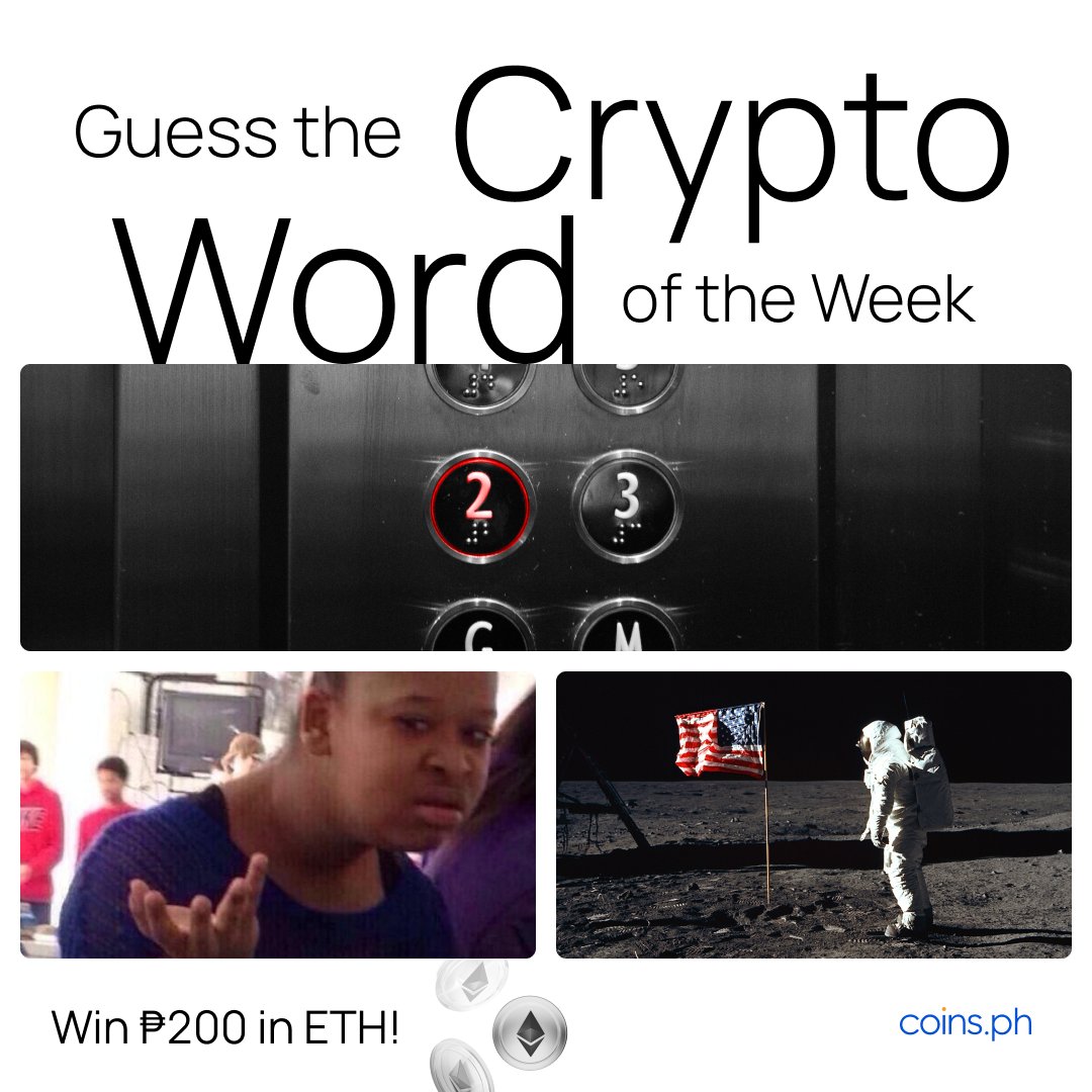 coinsph's tweet photo. Guess the Crypto Word of the Week and win PHP200 in $ETH!

1️⃣ Follow @coinsph 
2️⃣ 💙 this tweet
3️⃣ Quote Retweet your answers!

⏰ April 25 - May 1, 2023
🎁 3 lucky winners will be chosen &amp; will each win P200 $ETH

*Make sure your account is public so we can verify your entries! https://t.co/DPXC1dUUGm