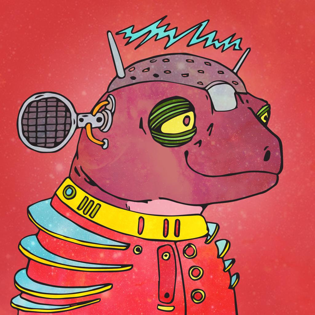 Gecko of the Day

ID: 1122
RANK: 7780

Att Count: 7

Faction: Barada
Body: Brick
Eyes: Scoundrel Winkers
Mouth: Pleased
Ears: Nebular Amplifier
Helmet: Micro Thingamajig
Armor: Colonels Finery

#ggsg #galacticgeckos