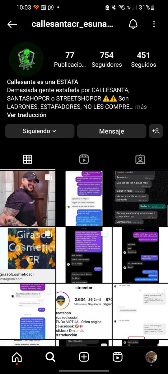 pablofmc1995's tweet photo. @marce_90 @marce_90 es una estafa, a mi me estafaron nosotros compramos y nos mando unas cosas que nada que ver y se nos cago hay una página en instagram que denuncia al mae antes la tienda se llamada calle santa https://t.co/MgtzPhrTf7