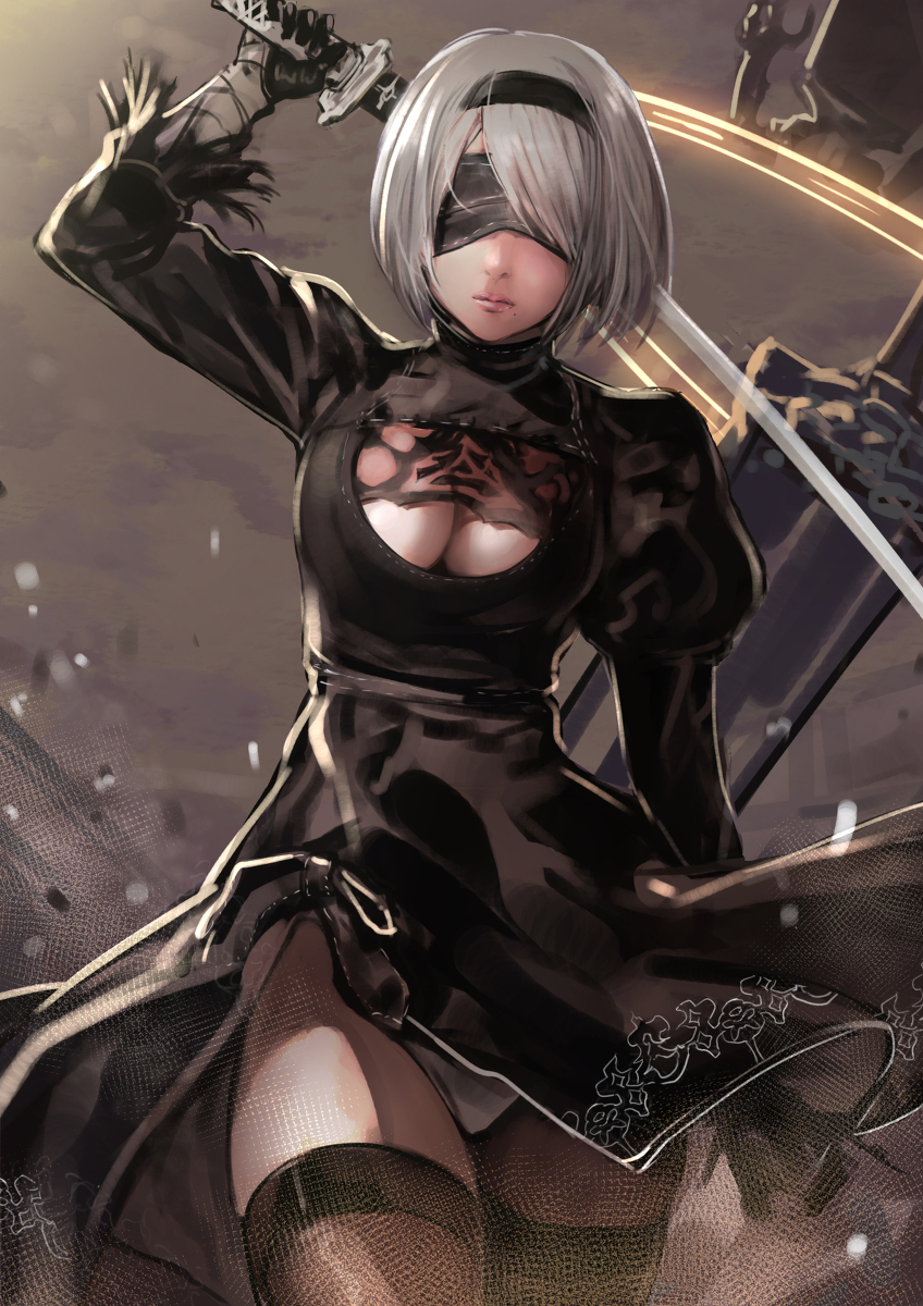 フォウ ,マシュ・キリエライト(Fate) 「ミツケテ… #3億アカウントの中から私を発掘してください #3億アカウントの中か」|明地雫@ 神剣使い1巻発売&異世界行商人連載中‼︎のイラスト