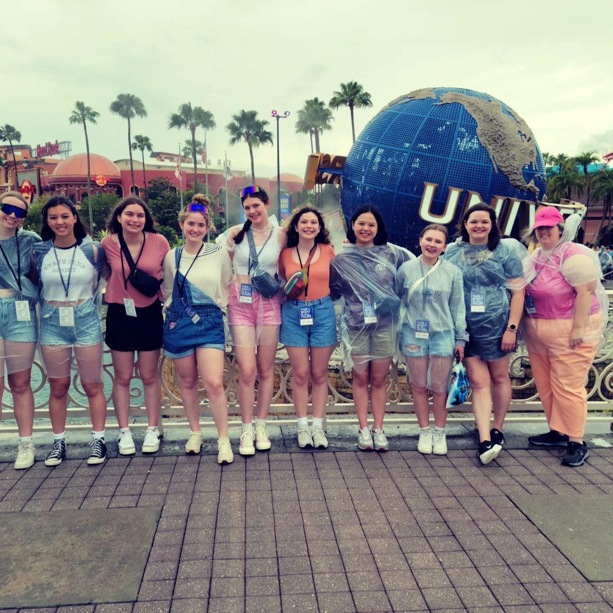 Mayer_PHS's tweet photo. Wet but fun evening for DECA at Universal night. The seniors presented on the Greyhound Garage first thing this morning, our chapter's school based enterprise. https://t.co/sbdV2sIpxz