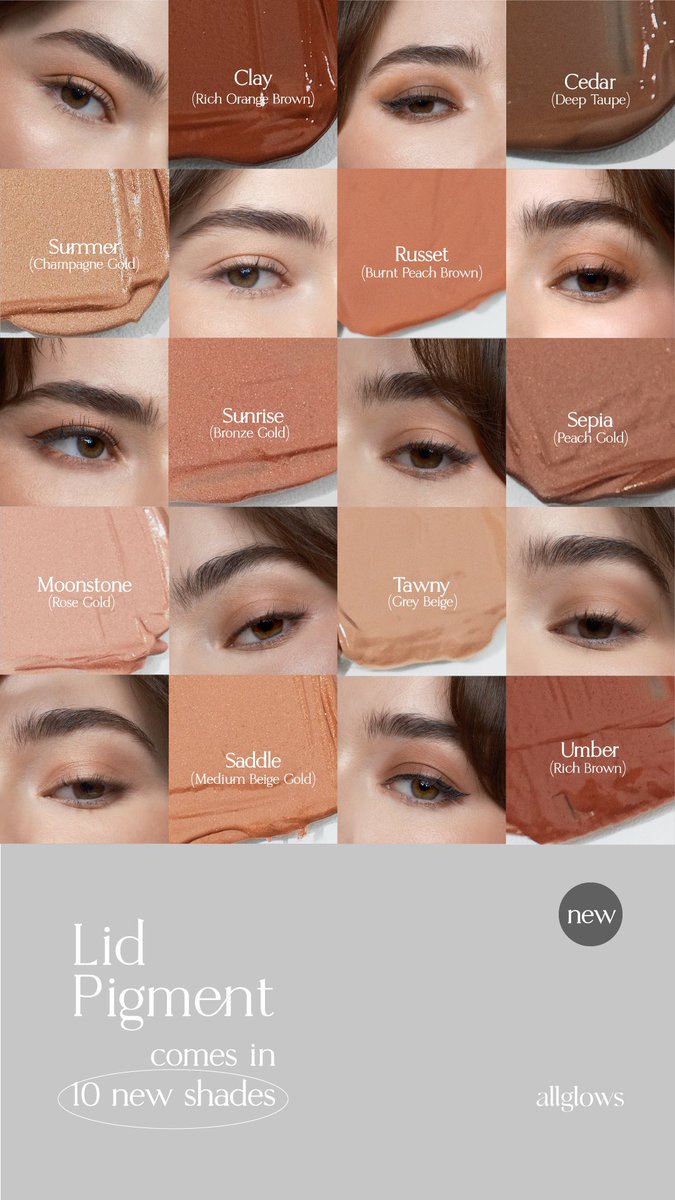 Pagi semuaaa! hari ini akuu mau kasih tau tentang New shades lid pigment kita yang baru! 👀 

Apasih Lid Pigment itu? 

Lid pigment itu adalah eyeshadow yah guys, bentung nya sangat compact dan easy to bring banget 🤩 
dan berikut 10 warna baru kita 👇🏻