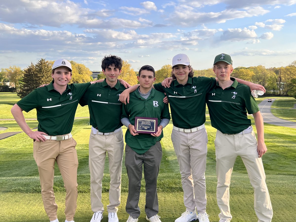 vpramapo's tweet photo. RHS Boys Golf, winner of the ARCOLA Tournament!  Way to Go Po!!!! https://t.co/o1JQTq0dLt