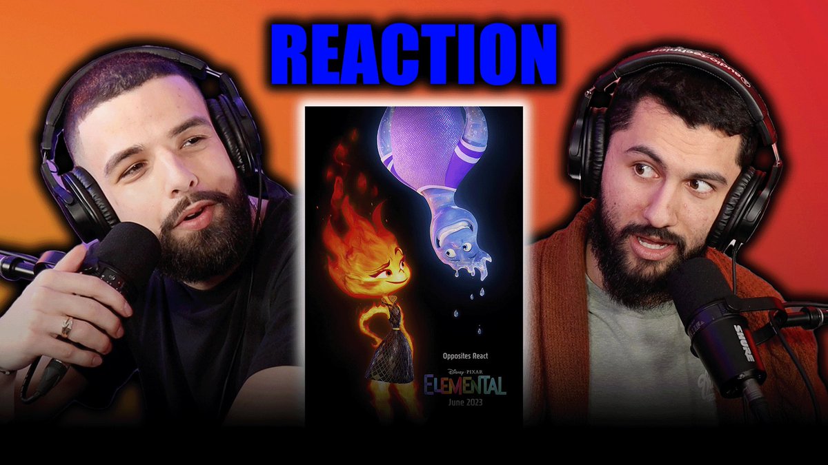 ReeltalkP's tweet image. Nathan and Neves react to the new Pixar film Elemental trailer with fantastic animation and a lighthearted feel similar to other classic animated movies.
youtu.be/rVr77ACW5o8