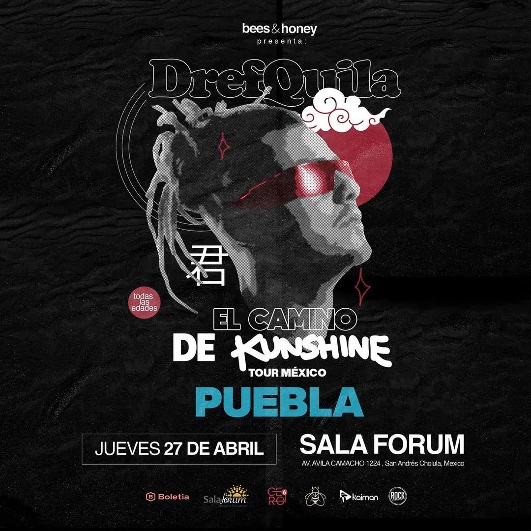 bengala_press's tweet photo. DrefQuila • Puebla 🔥🤯
¡Bandita! @dref_kun llega el próximo 27 de abril a Puebla con su tour "El camino de Kunshine". 💥
📍: #SalaForum
🎟️: https://t.co/BSdtoAbjE3
¡No se lo pueden perder! 🤯🚨
#drefquila #conciertosméxico #conciertosabril #conciertospuebla https://t.co/BK12NN9zkK