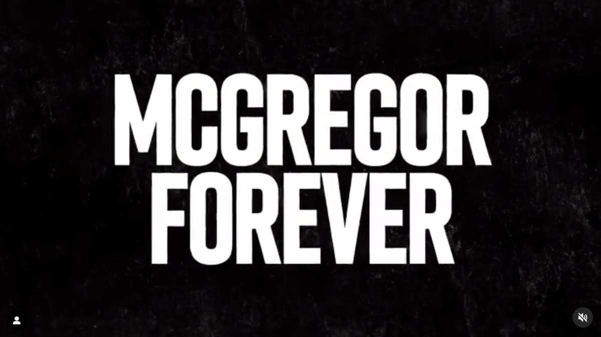 RobbieBarstool's tweet photo. Conor McGregor just announced a new documentary coming to Netflix on May 17th, titled: 'McGregor Forever'

He shared a teaser on his Instagram that makes it seem like this will chronicle his recovery post-leg break....

https://t.co/1qCavtIpDI https://t.co/Mlu5drB4sK