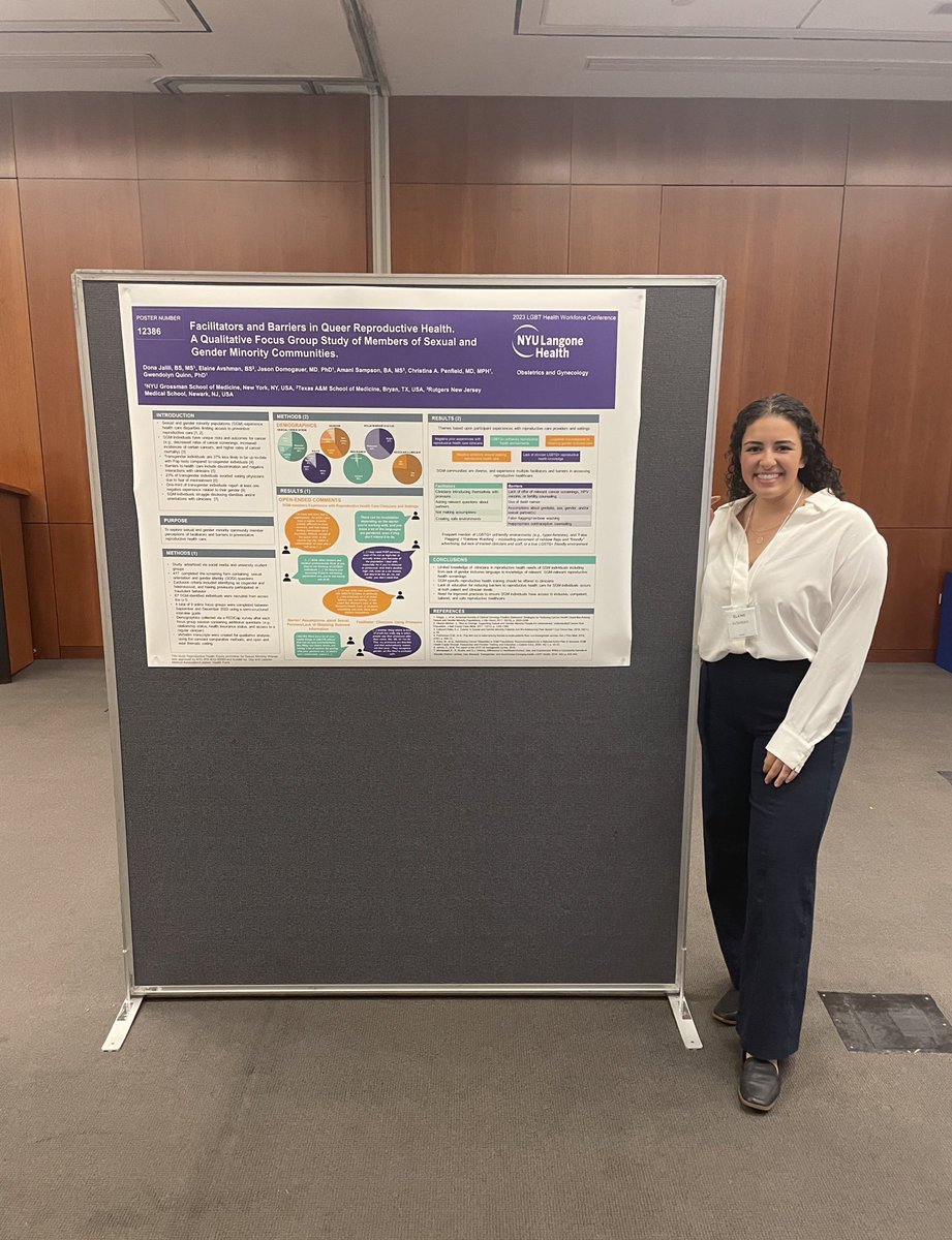 Had a incredible weekend presenting my project with <a href="/nyugrossman/">NYU Grossman School of Medicine</a> at <a href="/BNGAP1/">BNGAP</a> LGBT Health Workforce Conference in NYC! Grateful to meet so many intelligent people and learn more on how to improve healthcare access to ALL populations.