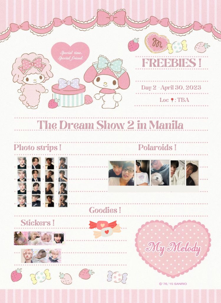 🎀 TDS2 in Manila Freebies 🪷

𓏔 for Day 2 - April 30, 2023
𓏔 Loc &amp; time : TBA
𓏔 dm for trades ⋆୨୧˚
𓏔 1:1 ratio
𓏔 limited quantity

💌  to claim :
╰ like and rt
╰ mbf
╰ show proofs on d-day ✩

#JAEMIN #JENO
#THEDREAMSHOW2_in_MANILA
#TDS2inMNL #TDS2inMANILA ( .◜‿◝ )